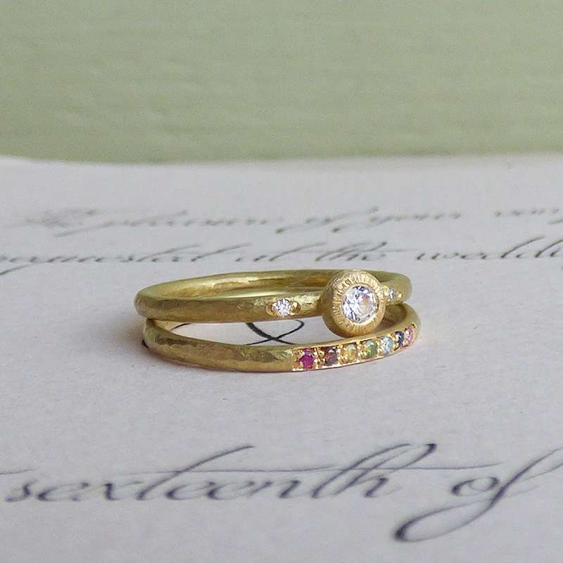 Faith Solitaire Diamond Engagement Ring in 18ct Fairmined Gold