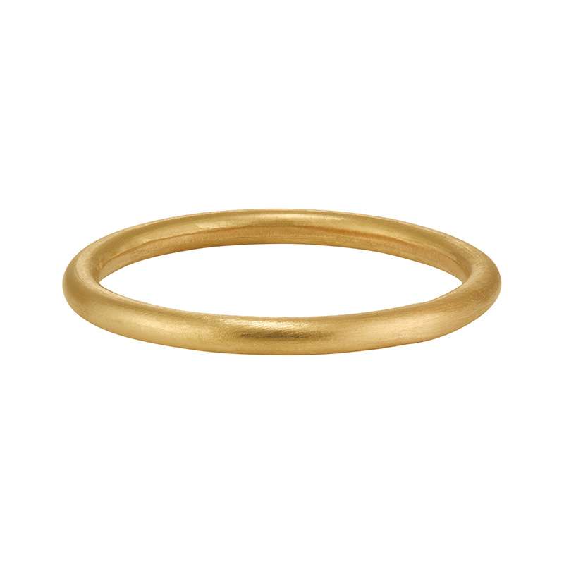 Juliet — Smooth Halo 18ct Fairmined Gold Wedding Band