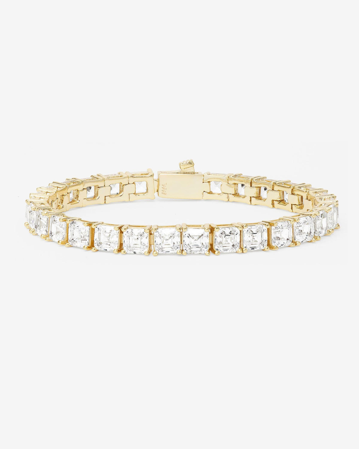 The Queen's Tennis Bracelet 5mm - Gold|White Diamondettes