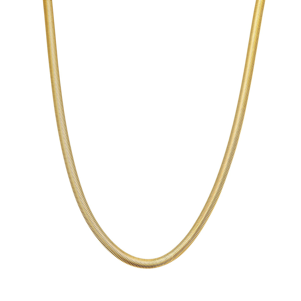 Thick Snake Chain Necklace Waterproof 55-60cm