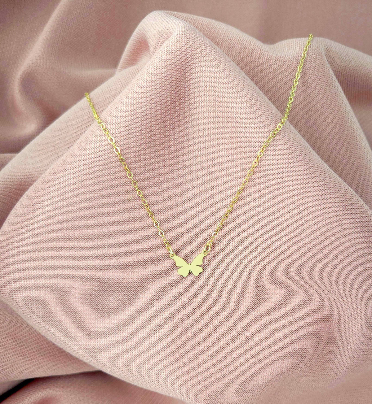Tiny Butterfly Necklace
