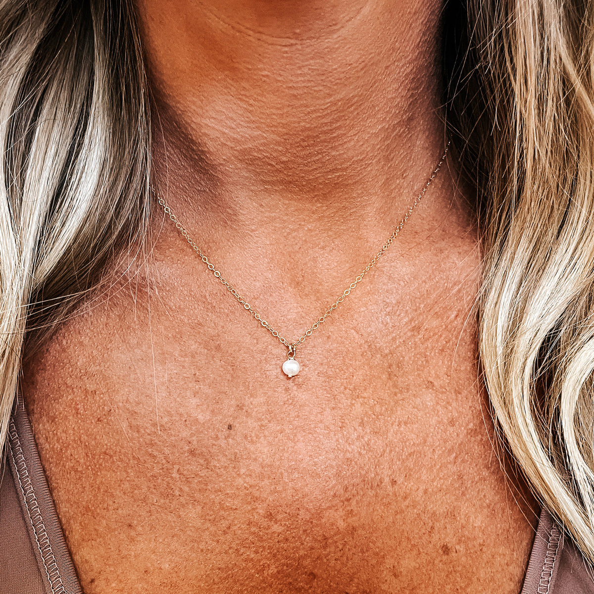 Tiny Pearl Necklace
