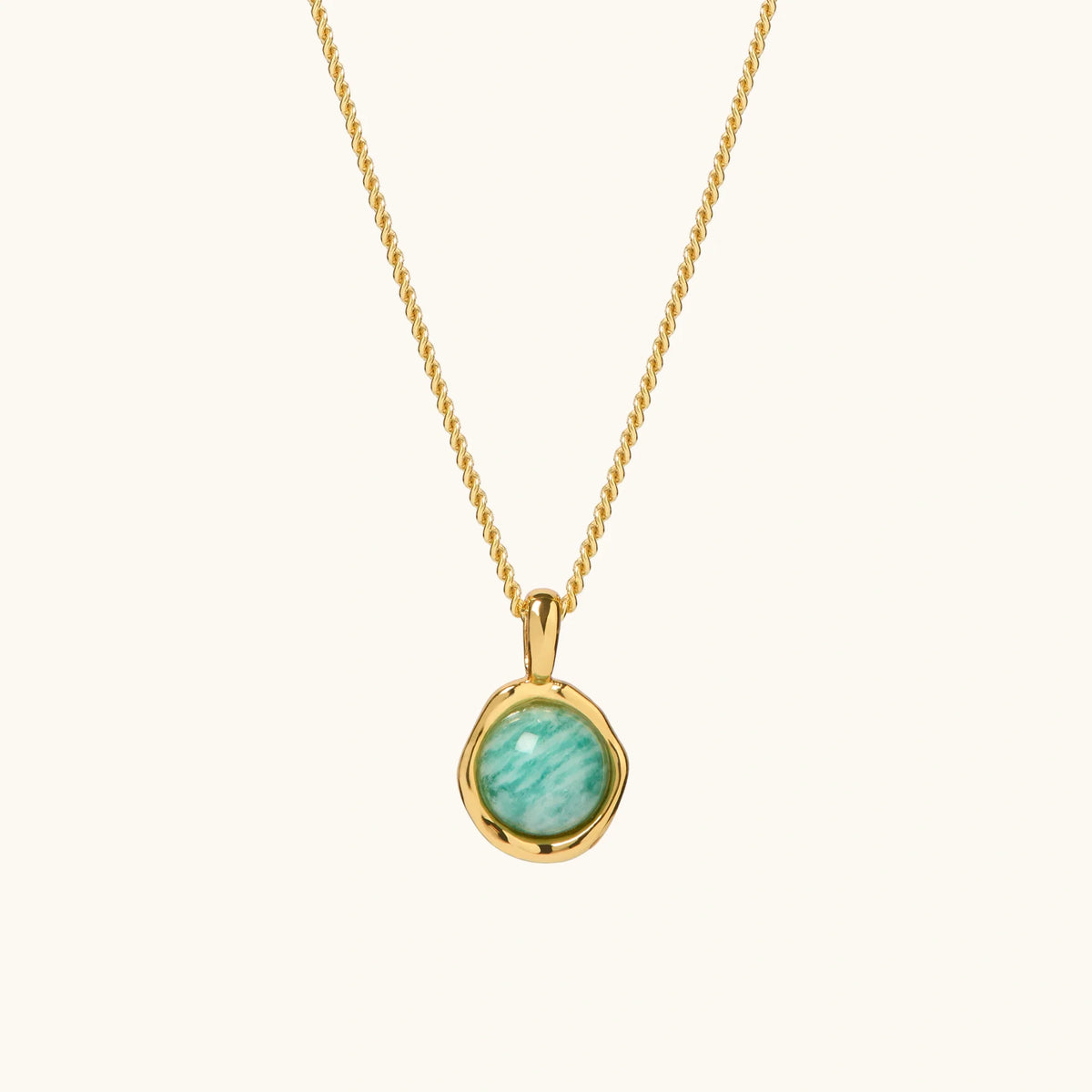 Tiny Amazonite Necklace For Balance