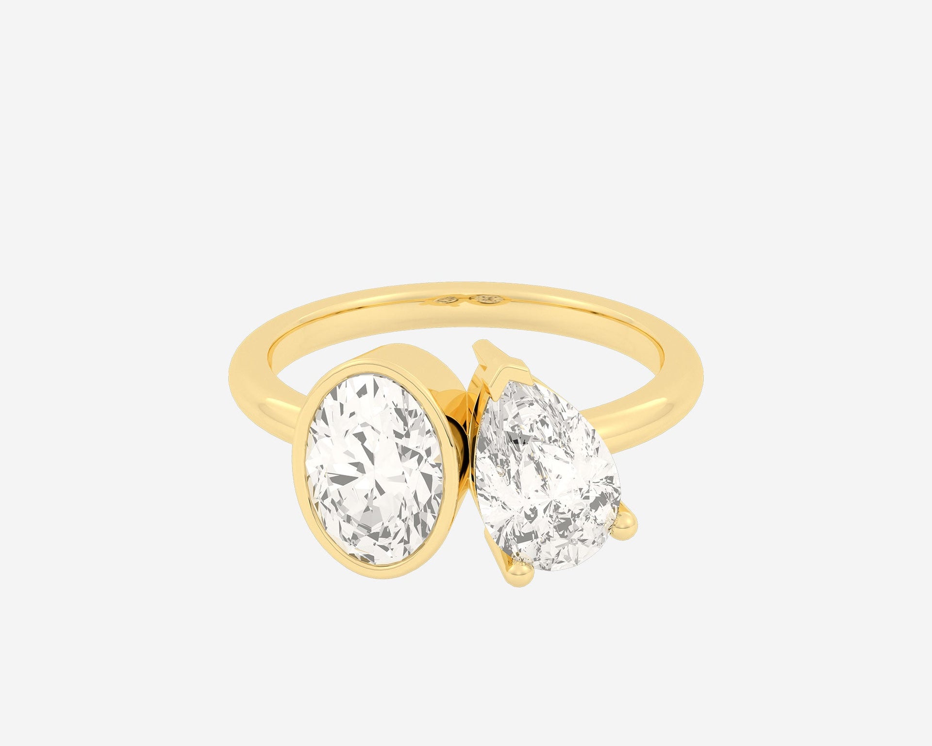 The Bezel Toi et Moi — Oval/Pear