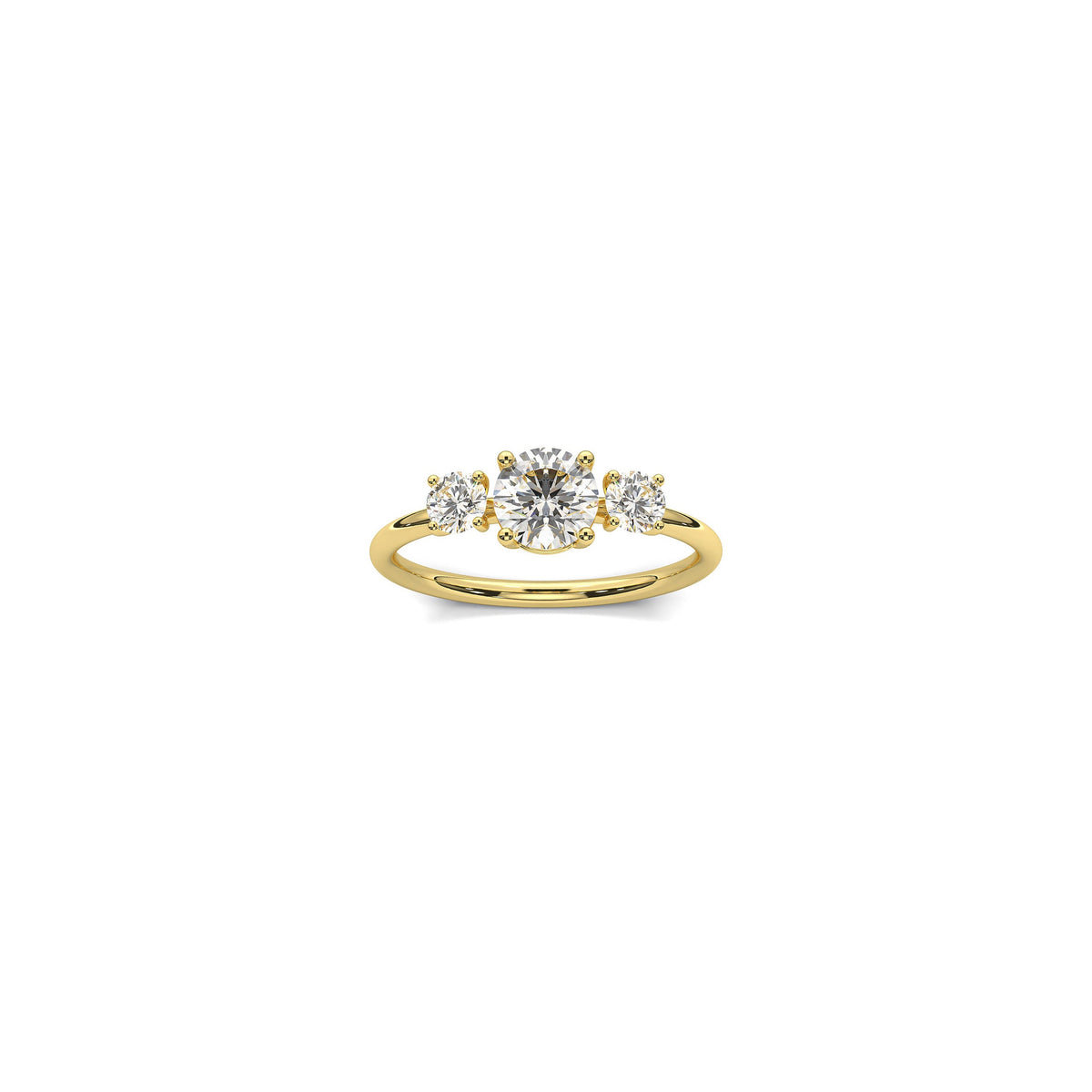 TRILOGY DIAMOND RING 0.70ct