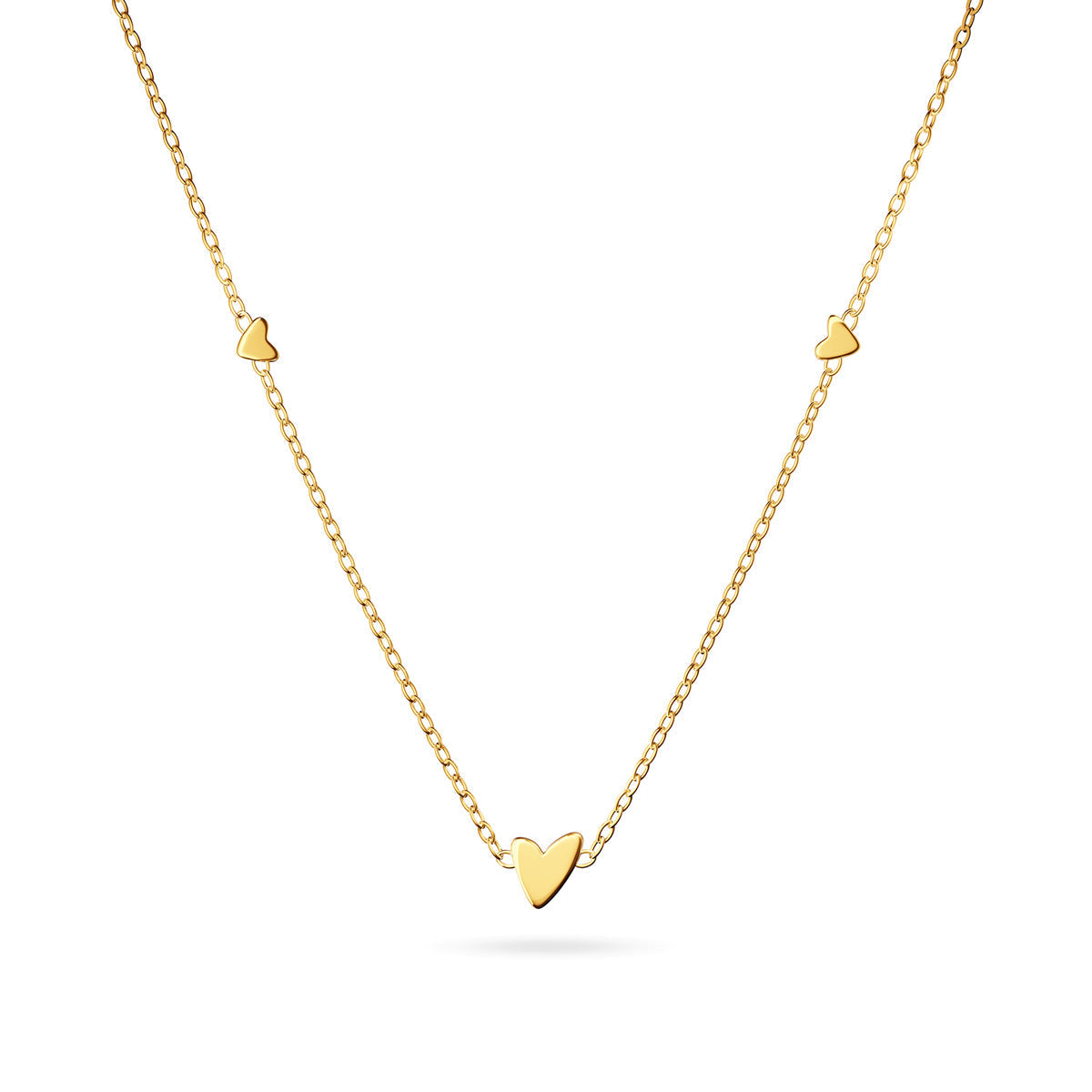 Mini Heart Necklace (Gold)