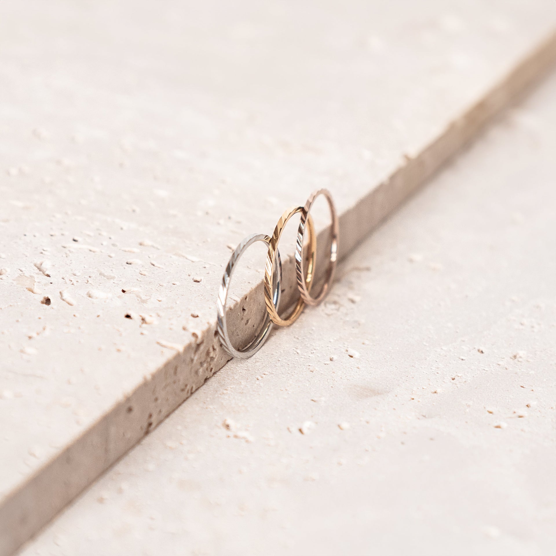 Twist Stack Ring Stainless Steel