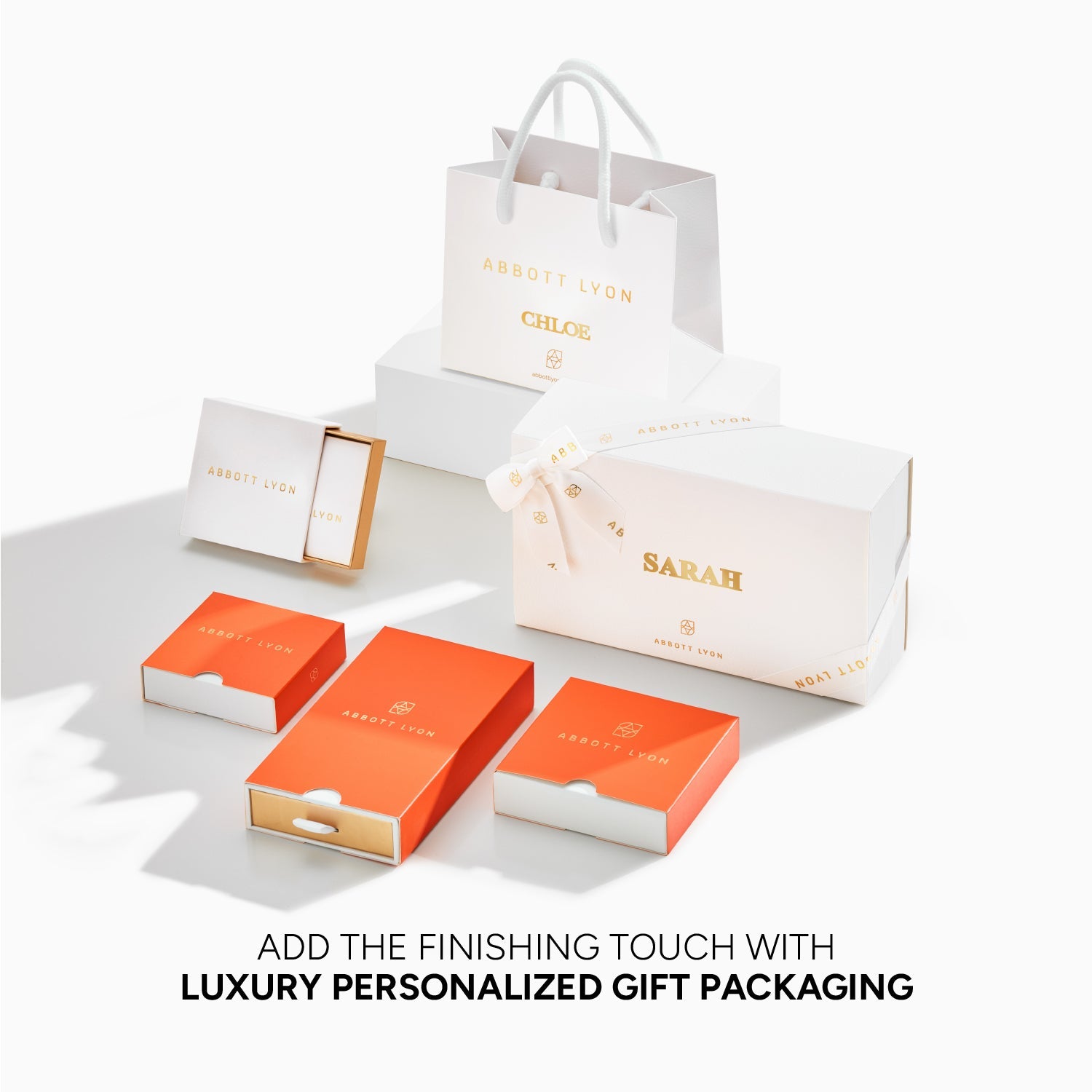 Mini Double Initial Necklace (Gold)