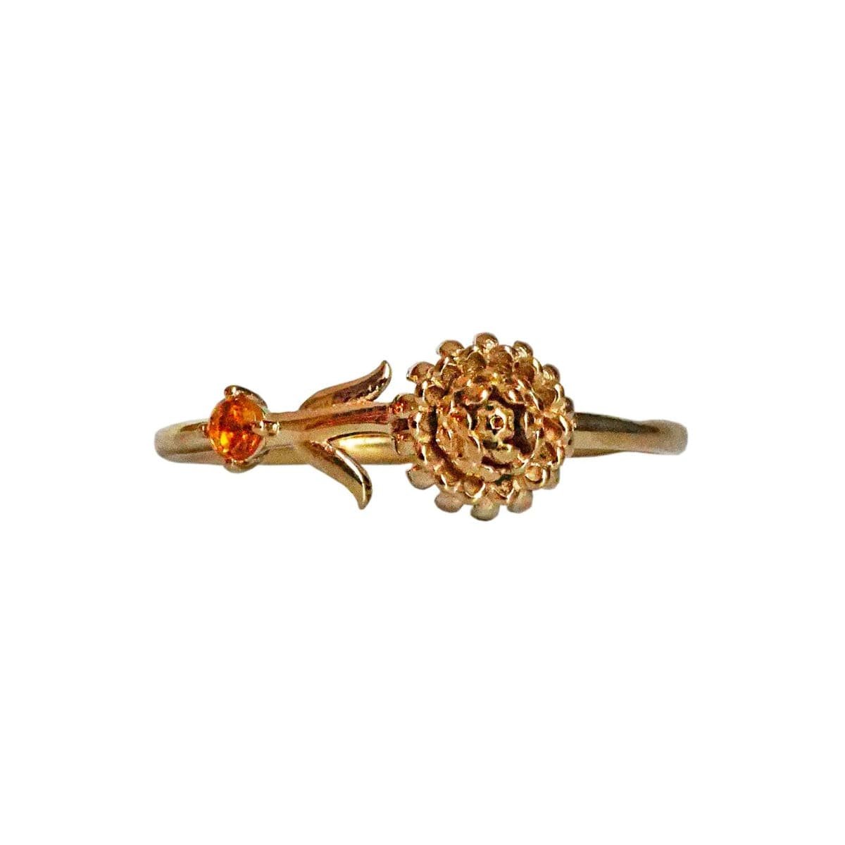 november-chrysanthemum-citrine-flower-ring