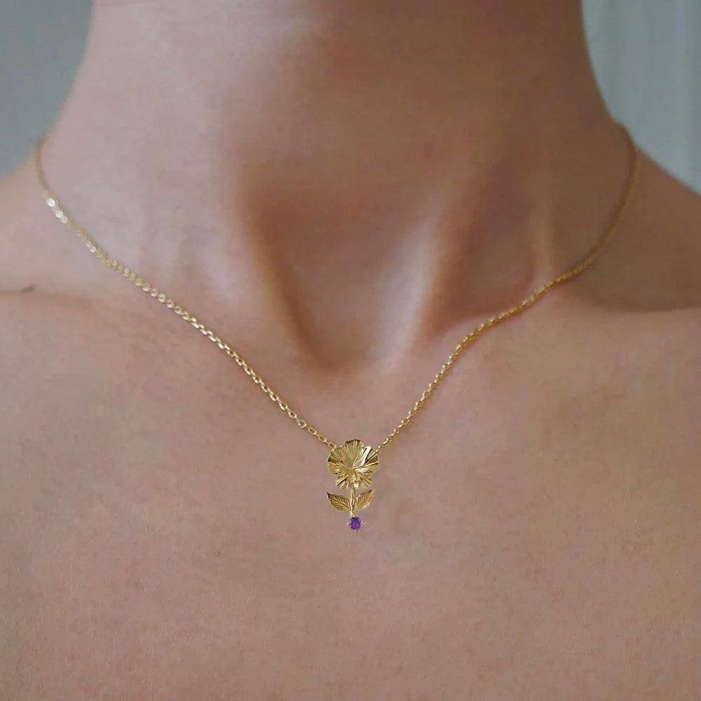 february-violet-flower-necklace