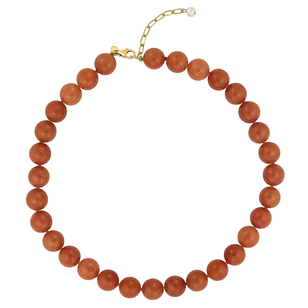 PALOMA NECKLACE ORANGE AVENTURINE