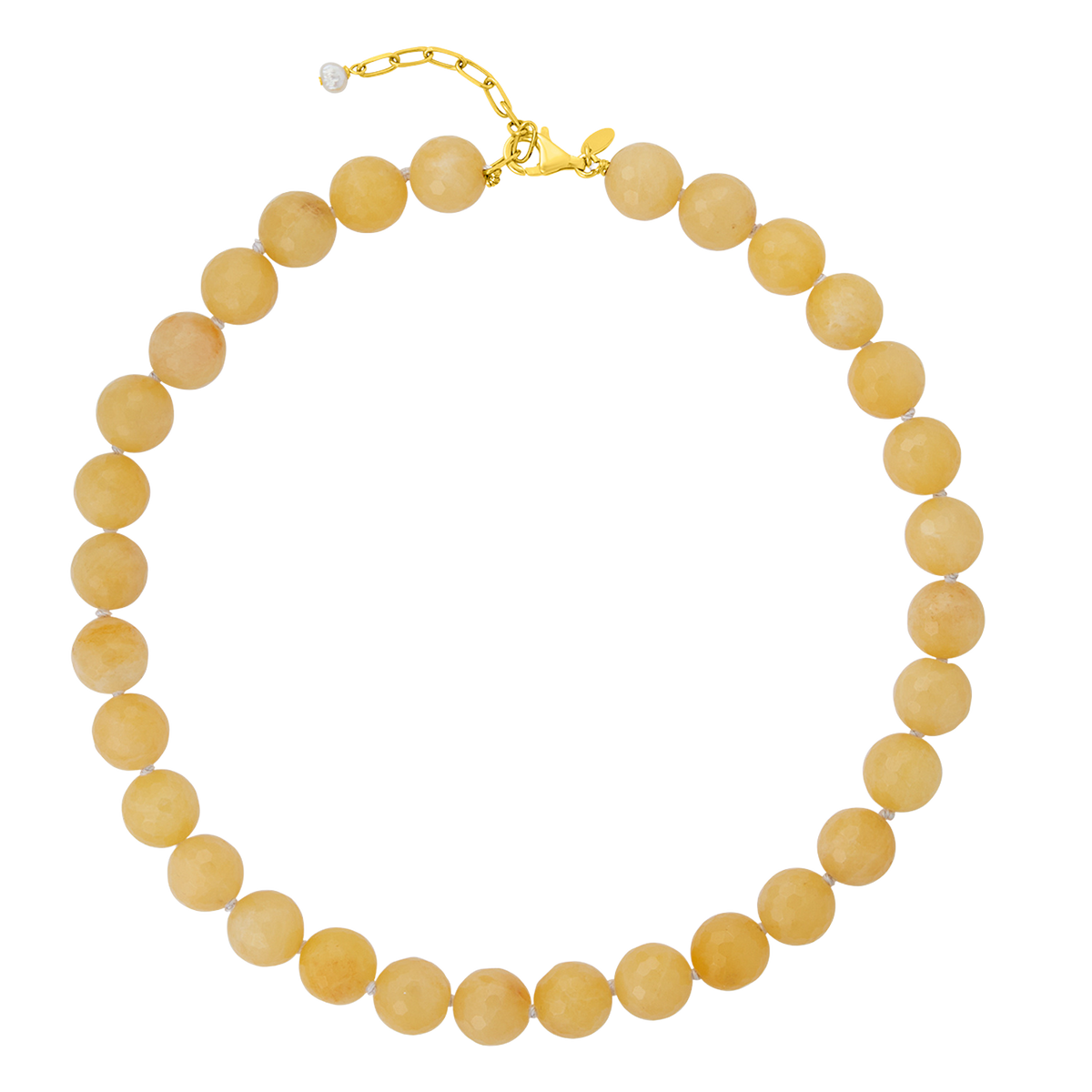 PALOMA NECKLACE YELLOW JADE