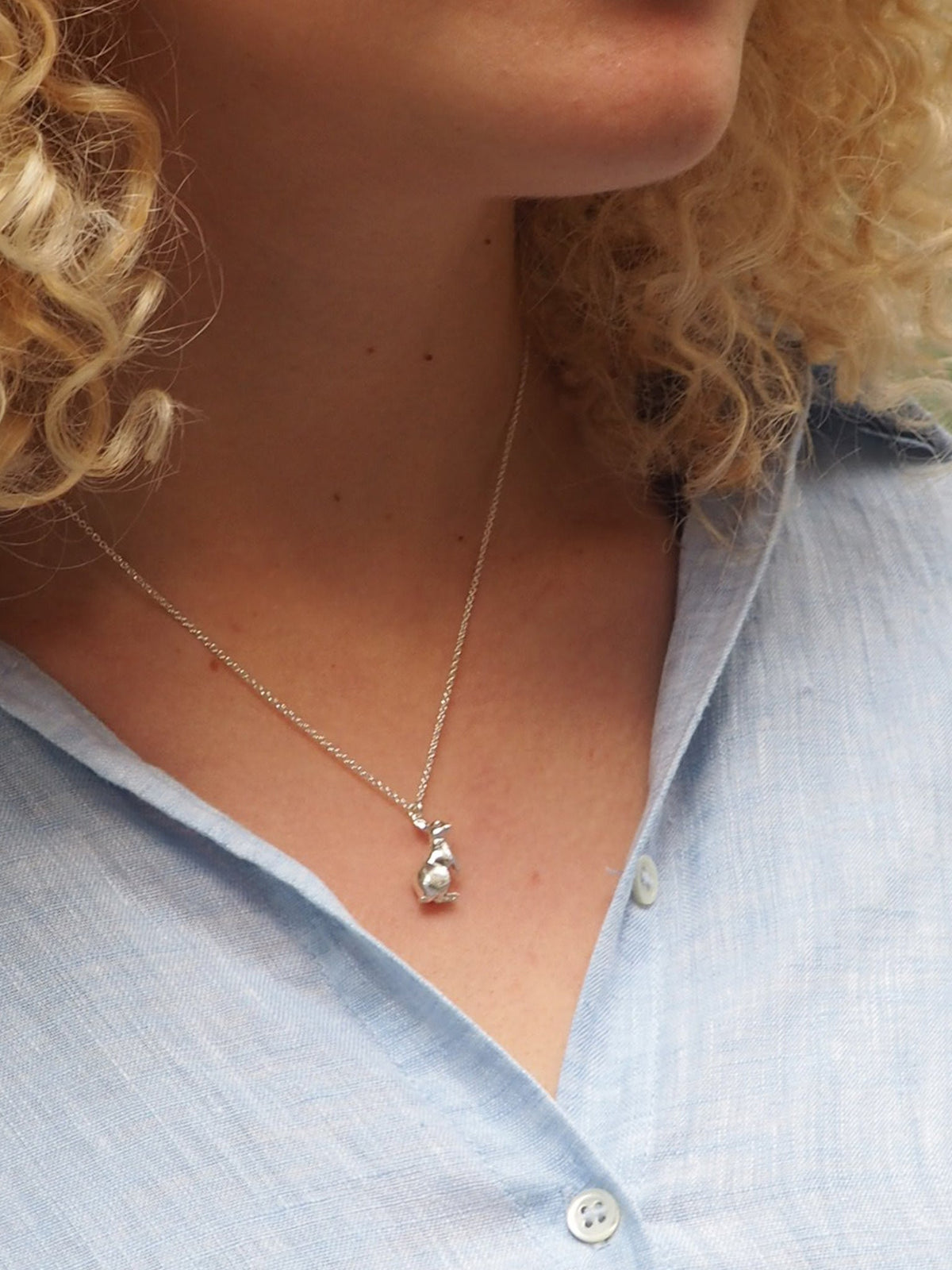 White Rabbit Necklace