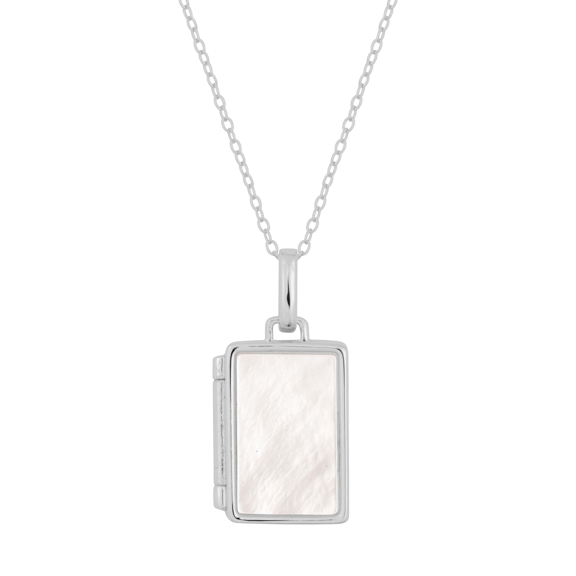 Vivienne Pearl Locket Silver