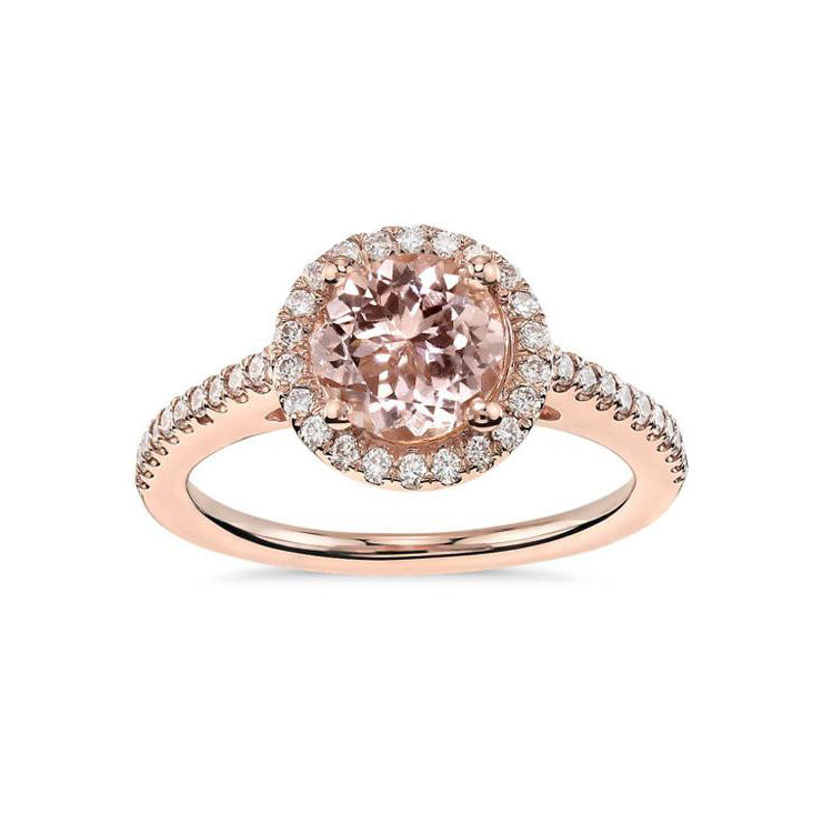 Rose Gold Morganite Ring