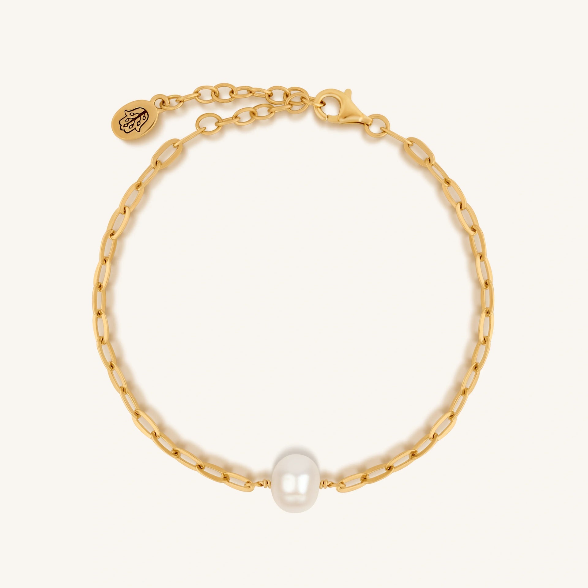 Infinite Peace Chain Pearl Bracelet