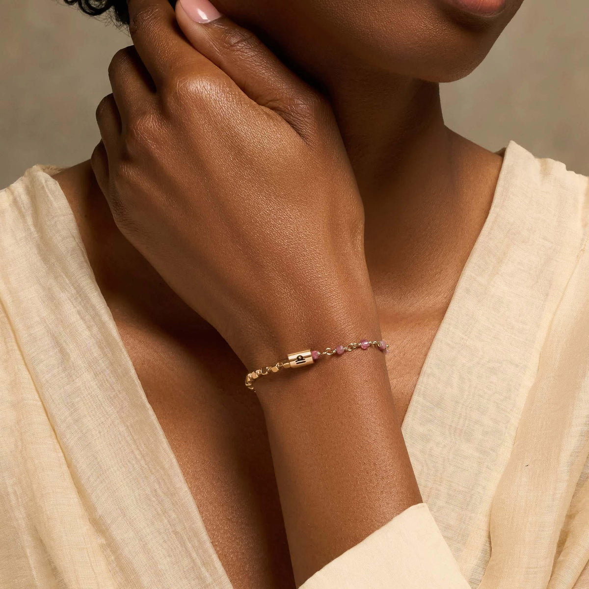 Suave Equilibrium Tourmaline Libra Bracelet