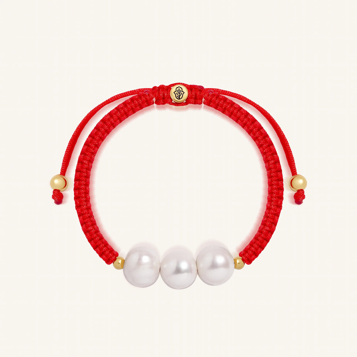 Pure Intentions Pearl Red String Bracelet