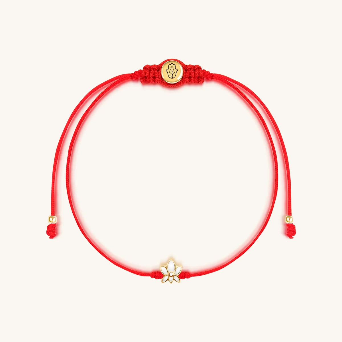Innocent Guardian Lotus Red String Bracelet