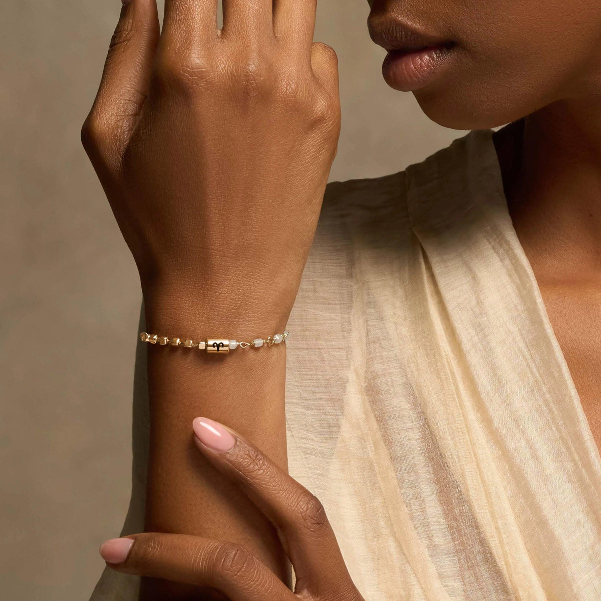 Motivated Passion Aries Aquamarine Bracelet
