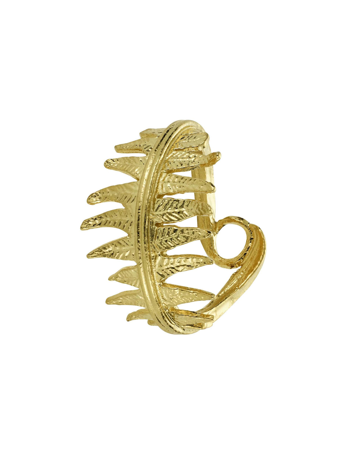 Wrapped Fern Leaf Ring