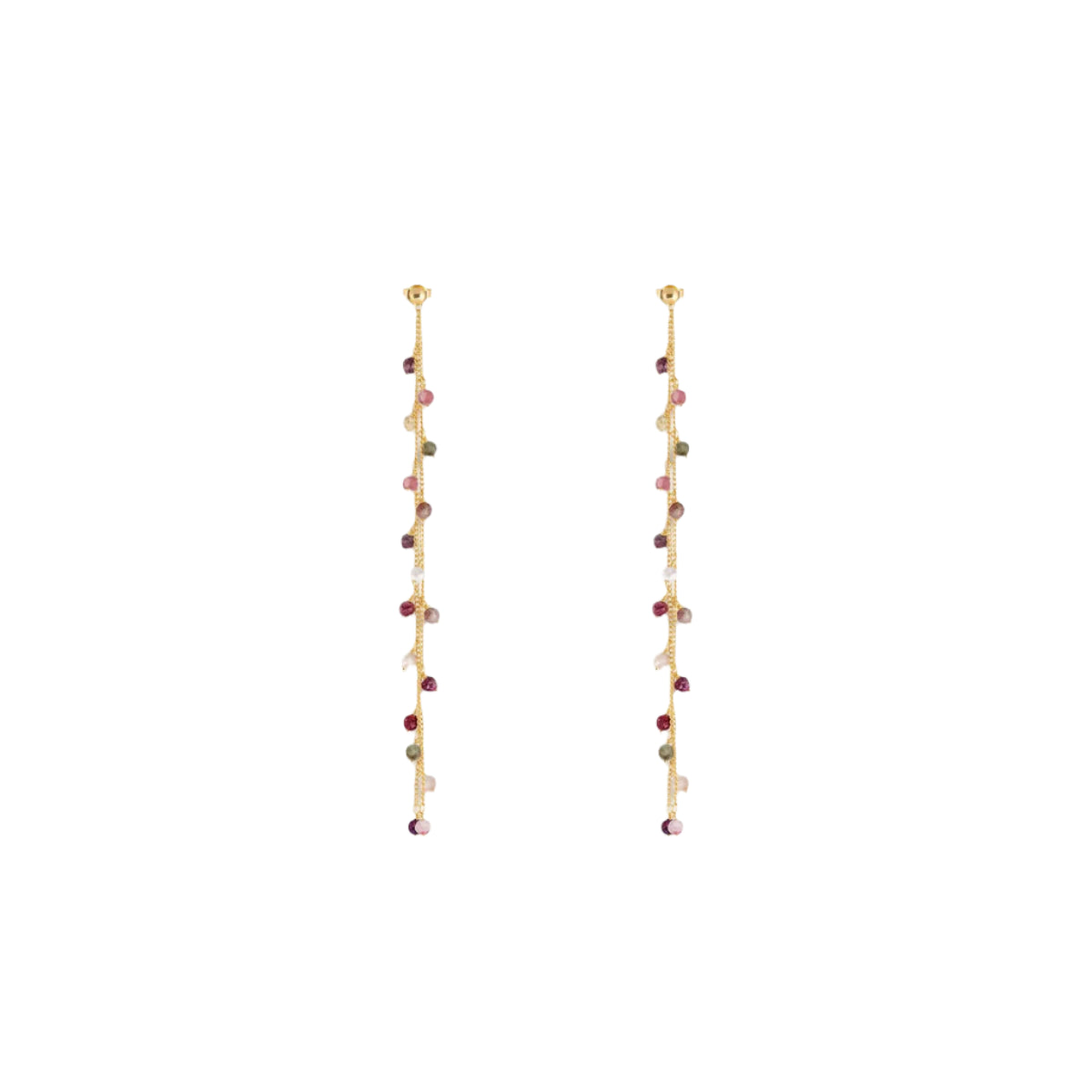Harmony's Radiance Tourmaline Drop Earrings