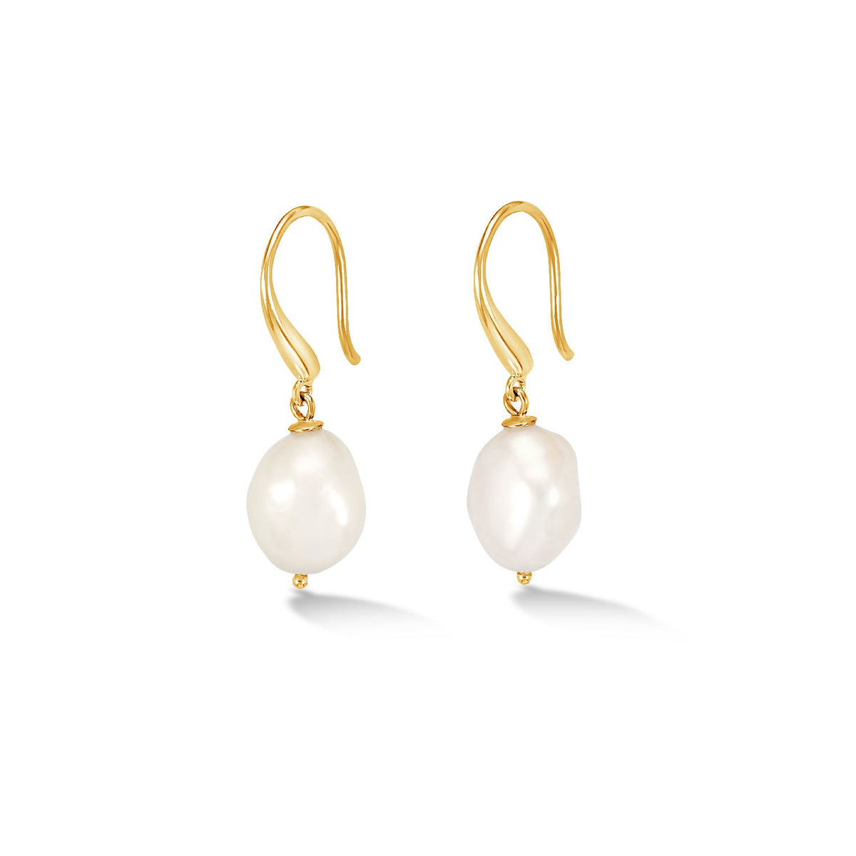 White Baroque Luna Pearl™ Earrings