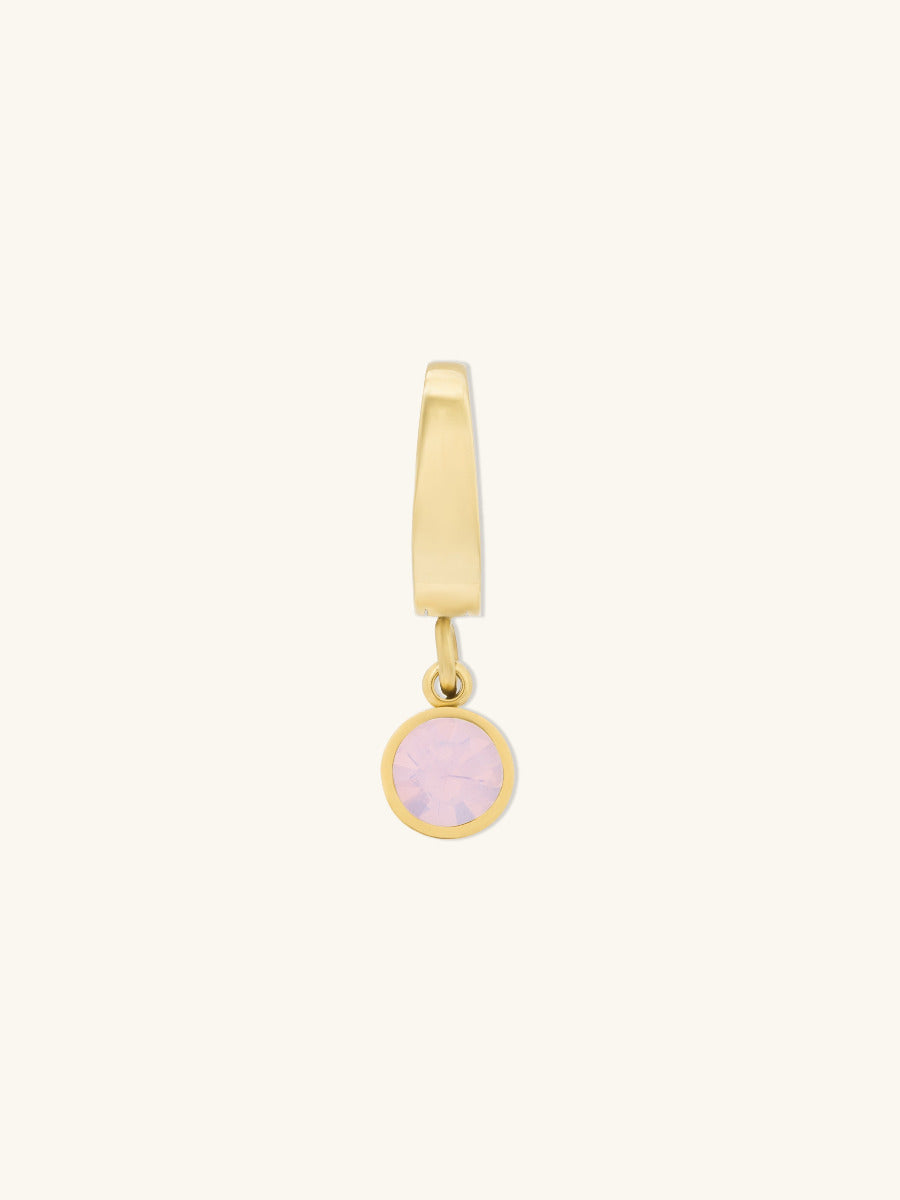 Diamante Blush Gold Charm