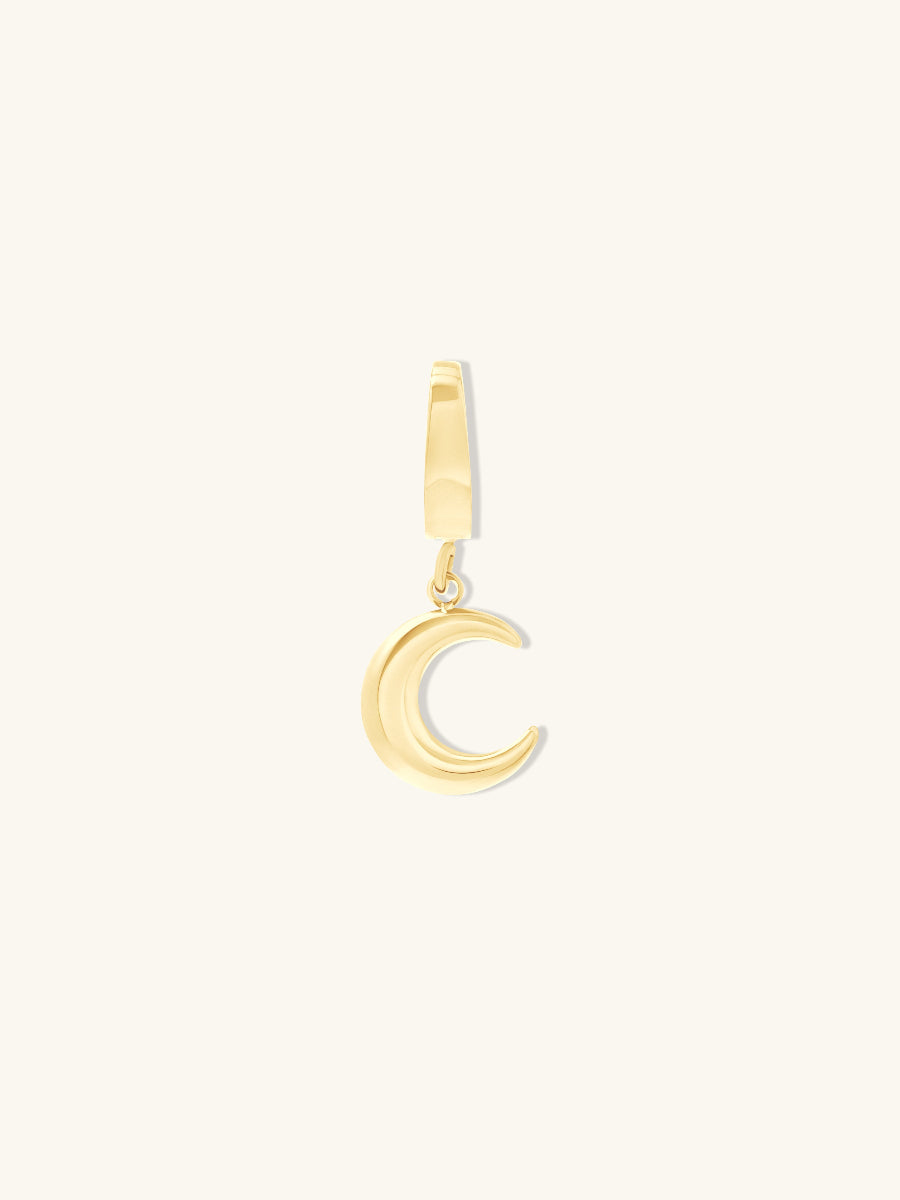 Petite Crescent Gold Charm