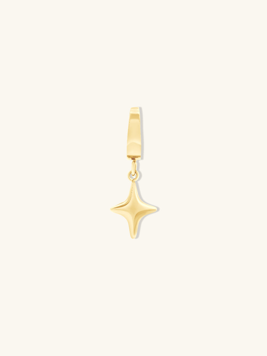 Petite Sparkle Gold Charm