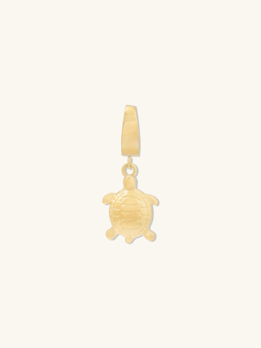 Turtle Gold Charm