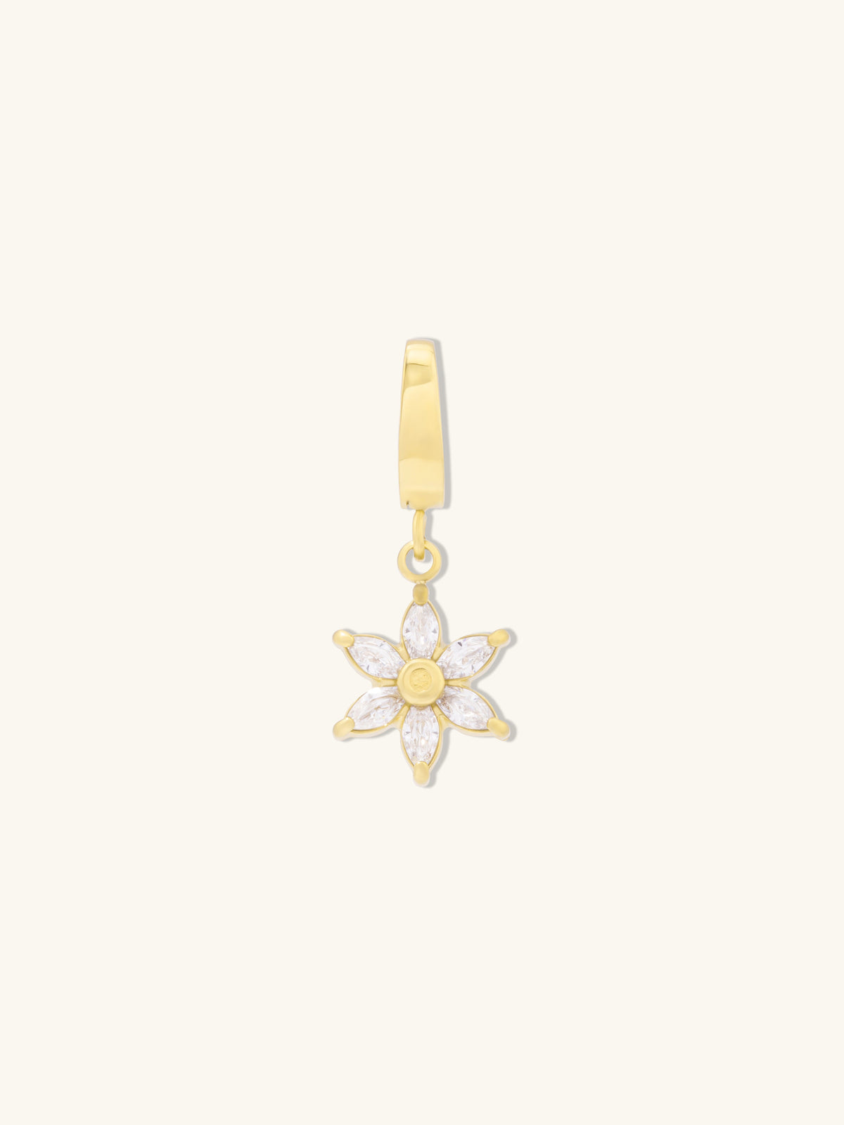 Daisy Diamante Gold Charm