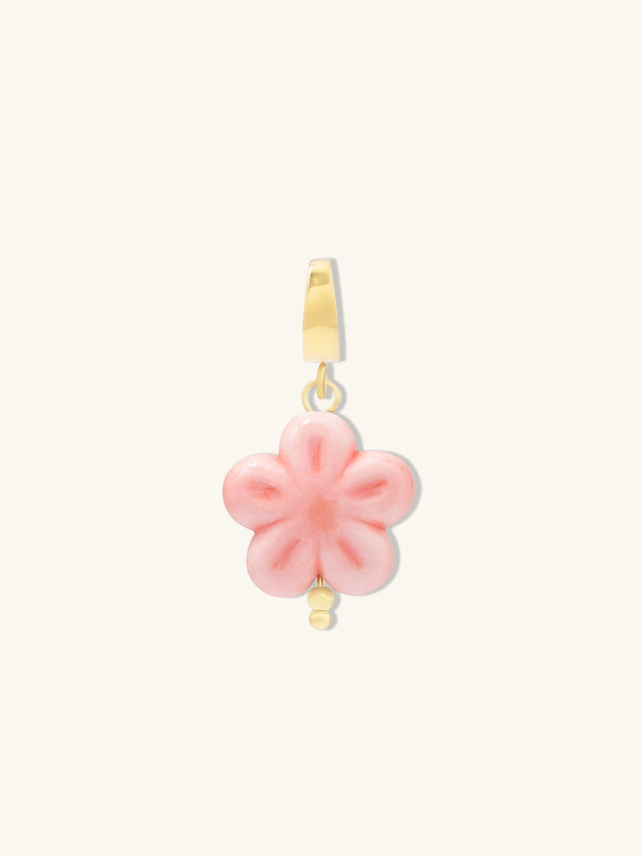 Sakura Ceramic Coral Charm