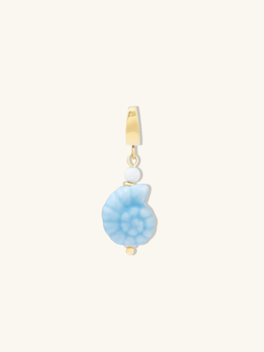 Shell Ceramic Sky Charm