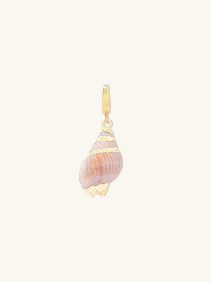 Conch Shell Gold Charm