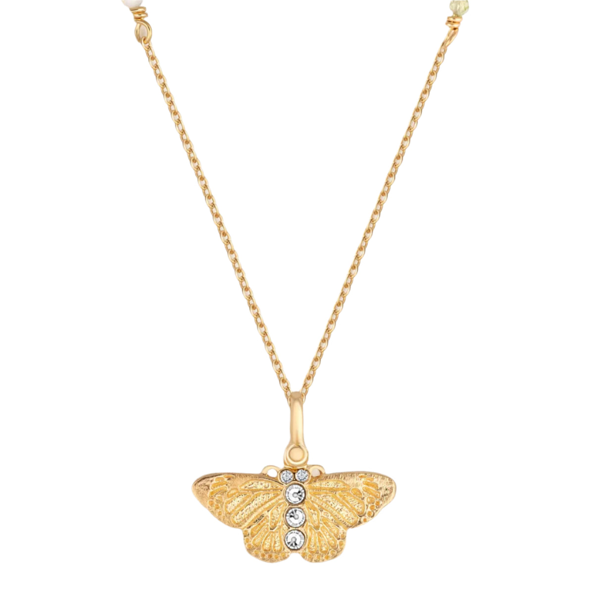 Spontaneous Joy - Butterfly Pendant Necklace