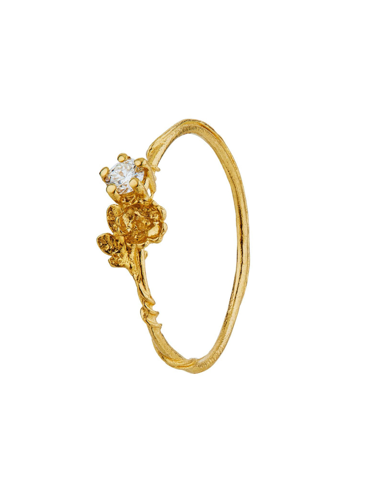 Rosa Noisette Diamond Ring