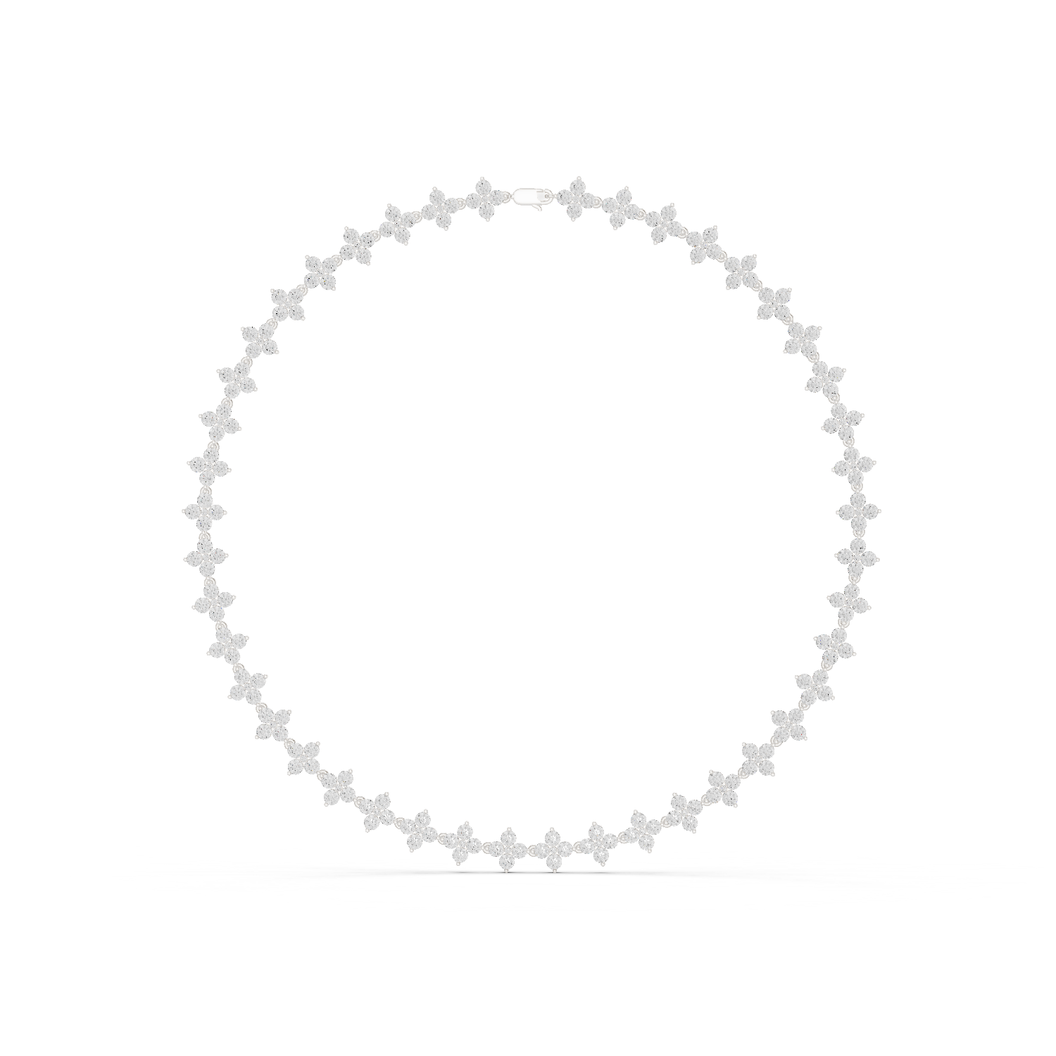 Round-Cut Lab-grown Diamond Solitaire Necklace in 10K Yellow Gold