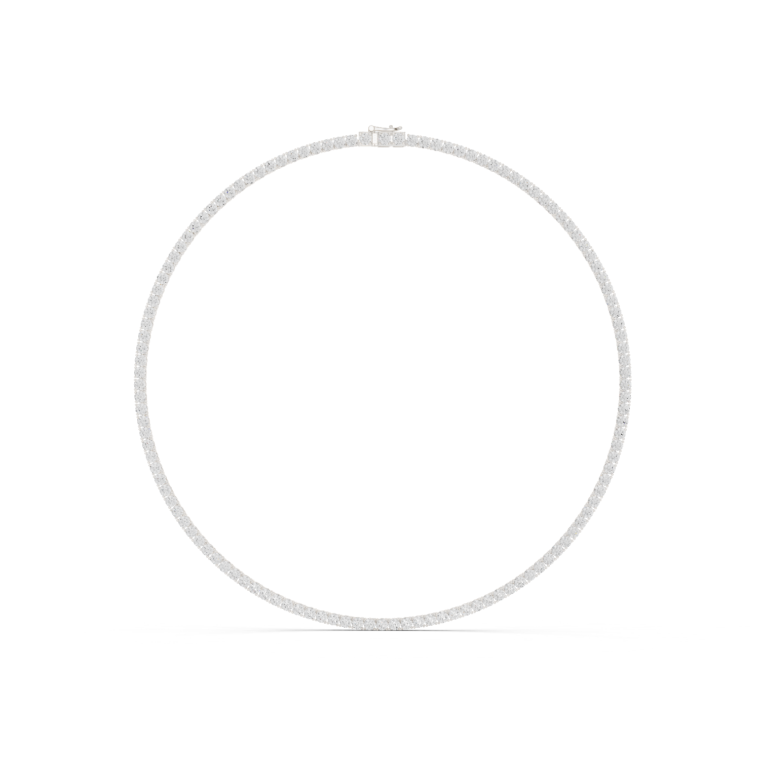 Lab-grown Diamond Necklace in 10K Rose Gold