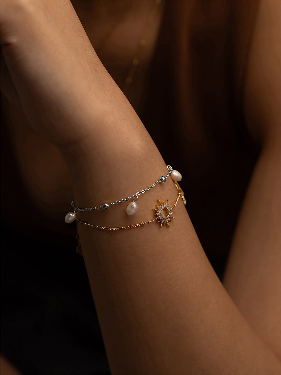 To The Sea Silver Bracelet