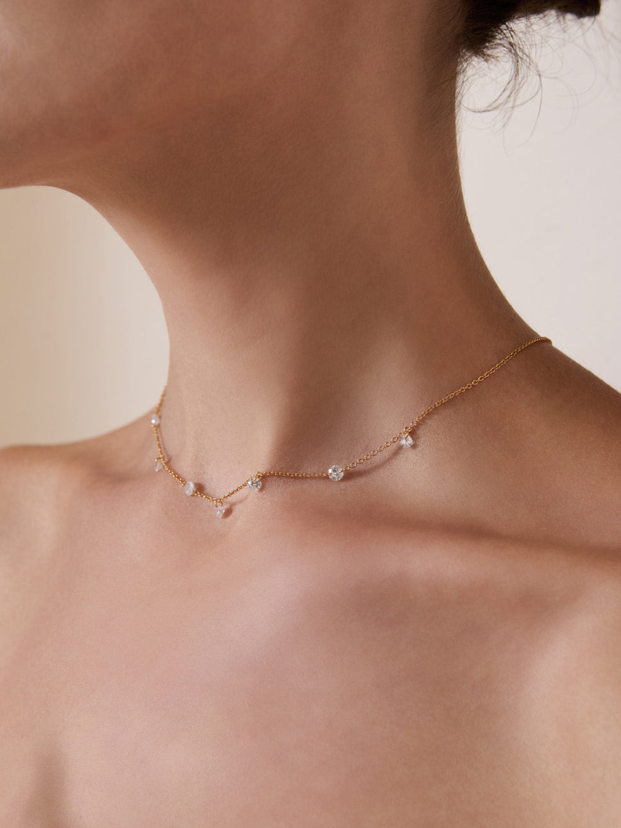 Glimmer Gems 14K Gold Vermeil Necklace