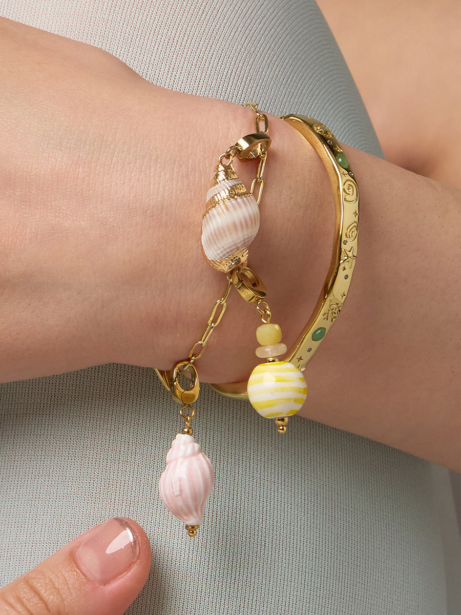 Conch Shell Gold Charm