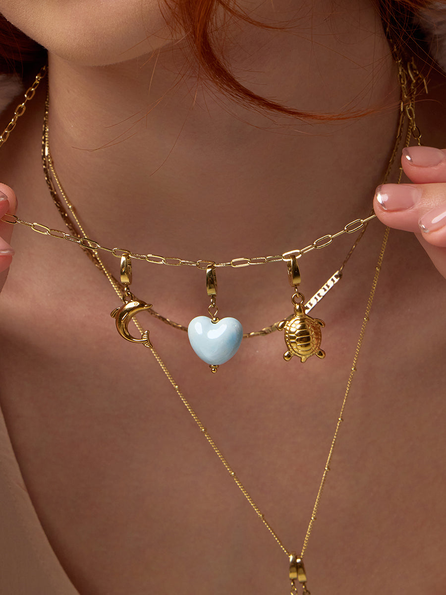 Turtle Gold Charm