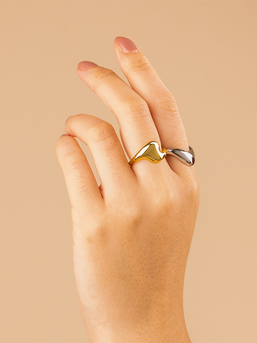 Curve 925 Sterling Silver Dome Ring