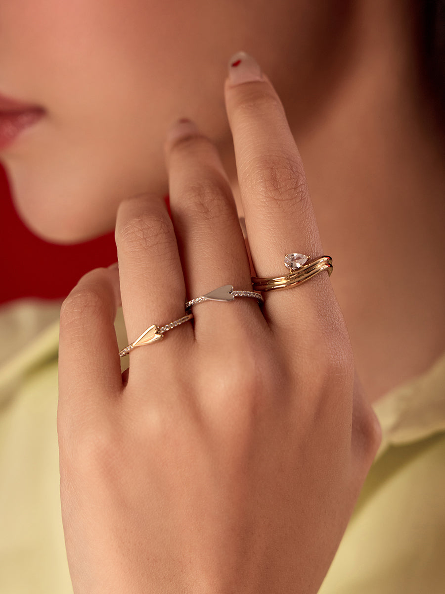 All My Heart Pave 925 Sterling Silver Ring