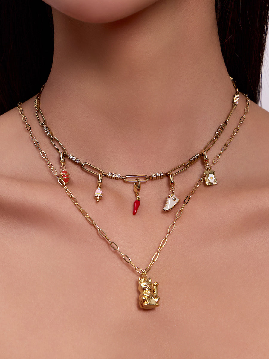 Ice Lolly Gold Charm