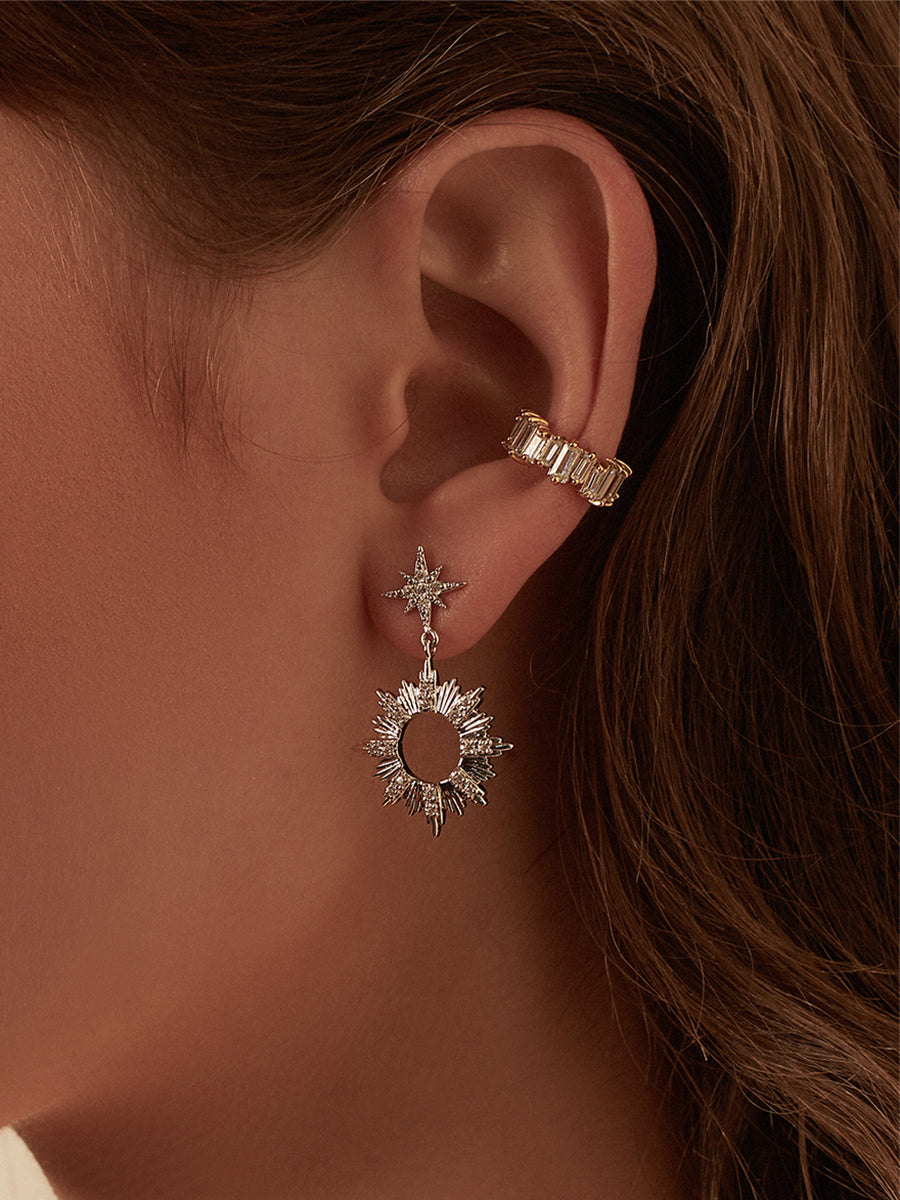 Sunseeker Silver Earrings