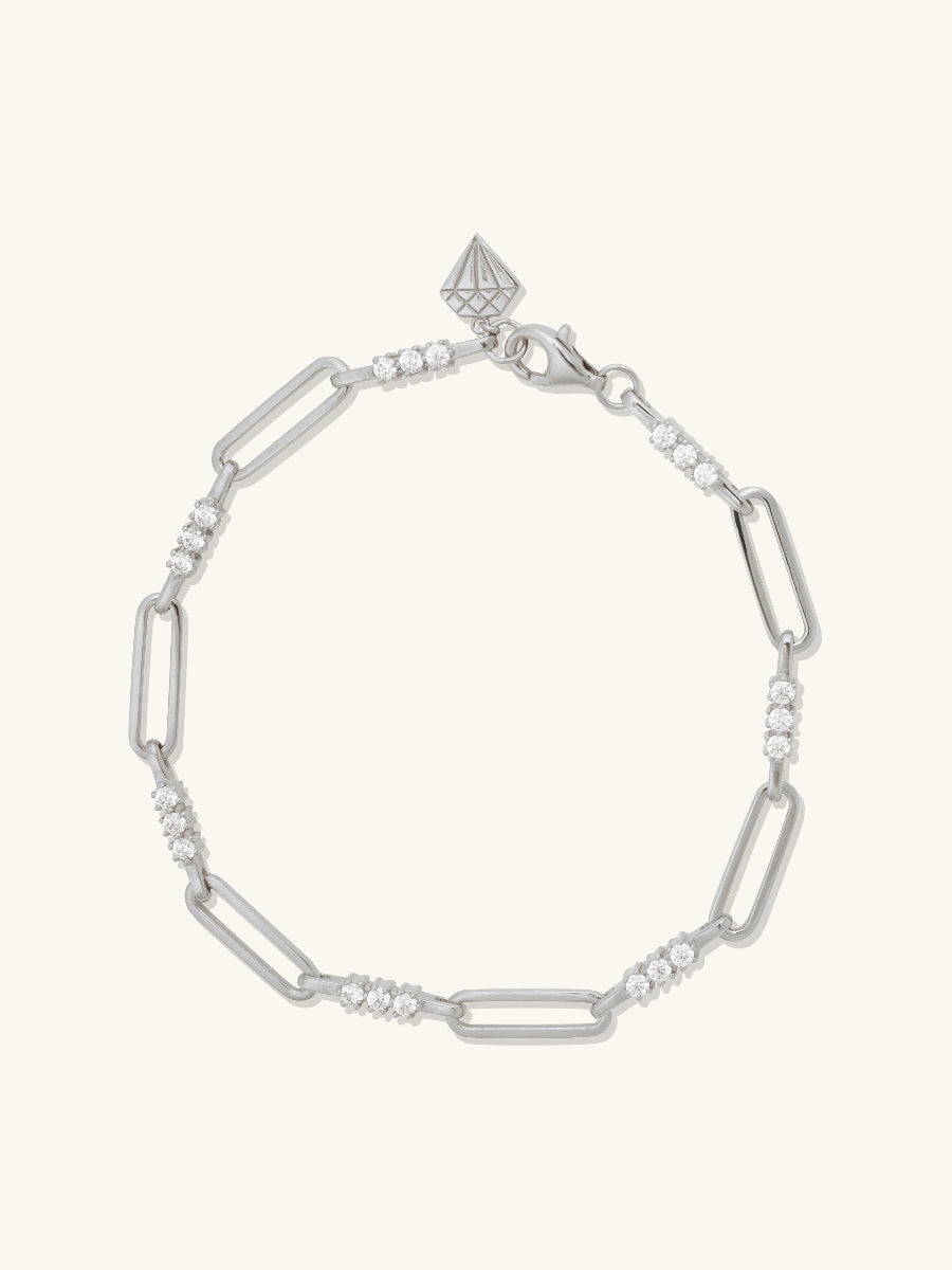 Link Topaz 925 Sterling Silver Bracelet