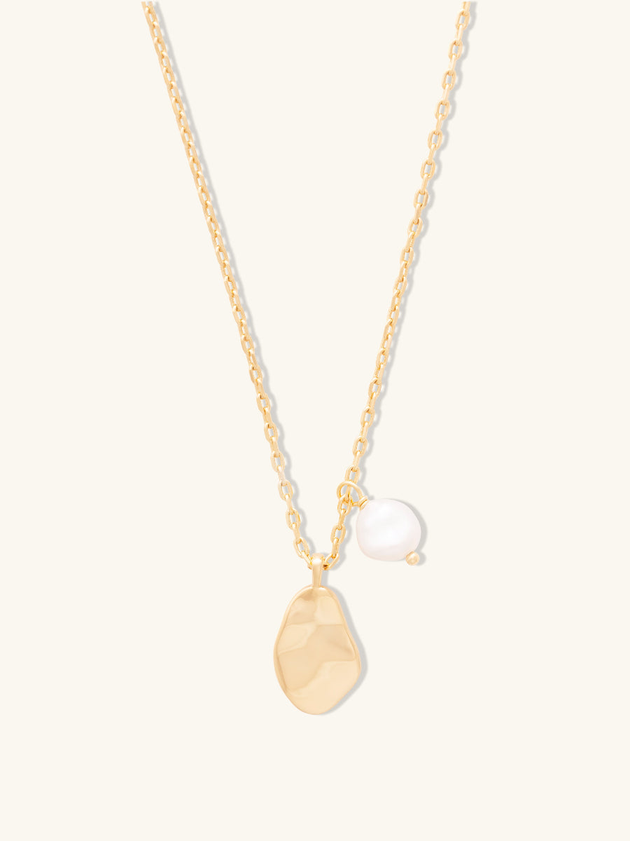 Pocketful Pearl Gold Necklace