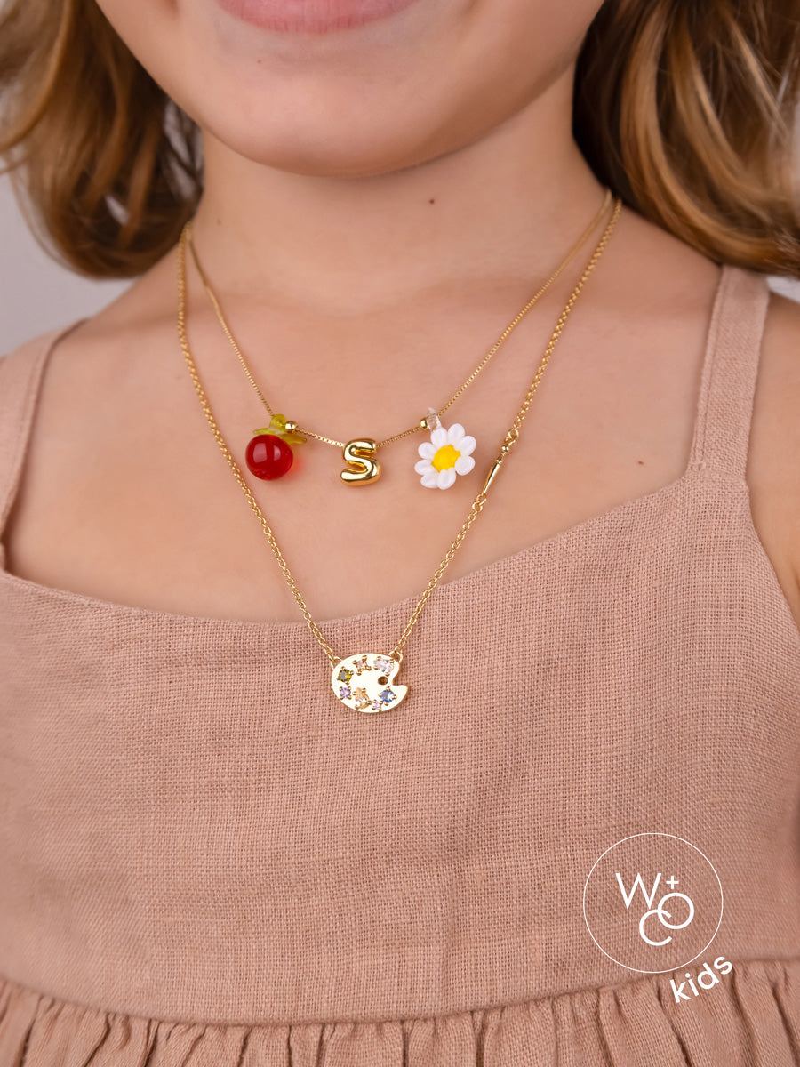 Art Palette Gold Necklace